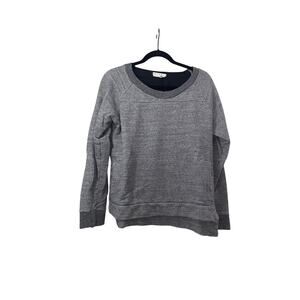Marni Gray Crew Neck Terry Sweater Sweatshirt Size 44 Hi-low Hem Kangaroo Pocket